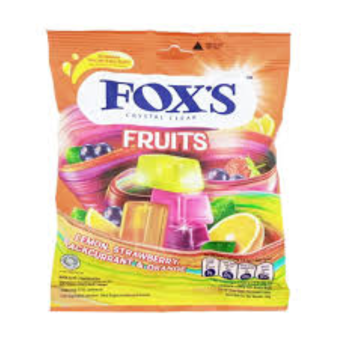FOX'S CRYSTAL CLEAR FRUITS 90G